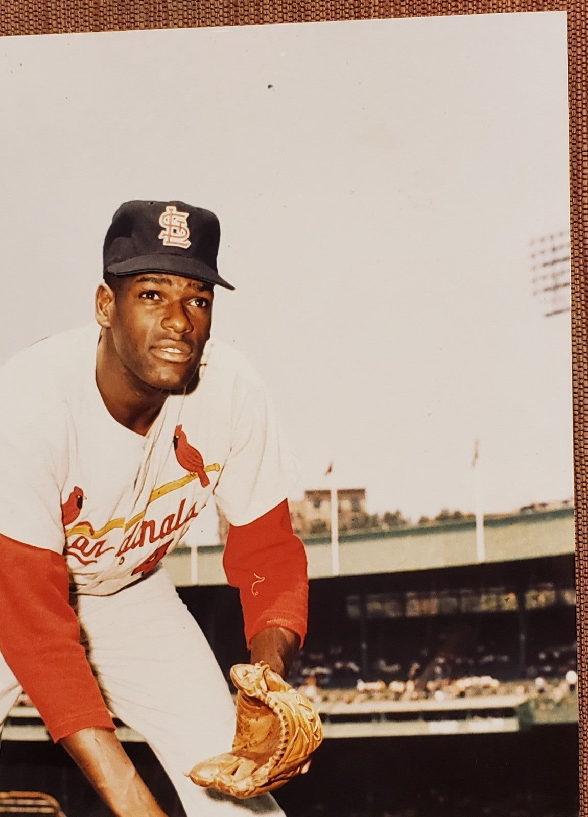 Bob Gibson Auto St. Louis Cardinals Vintage Original Baseball 8x10 Photo JSA HOF2