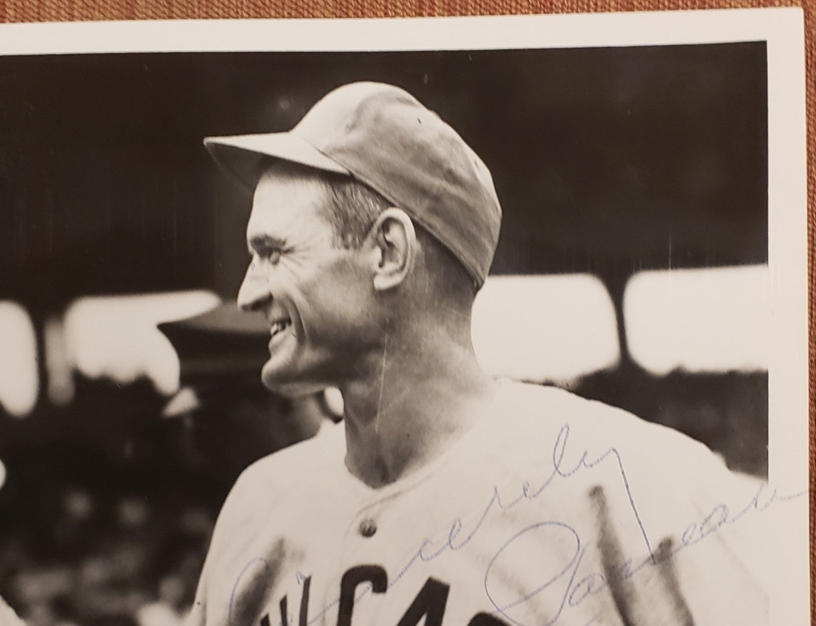 Bob Feller Claude Passeau Auto Indians Cubs 1940's Baseball 8x10 Photo JSA HOF3
