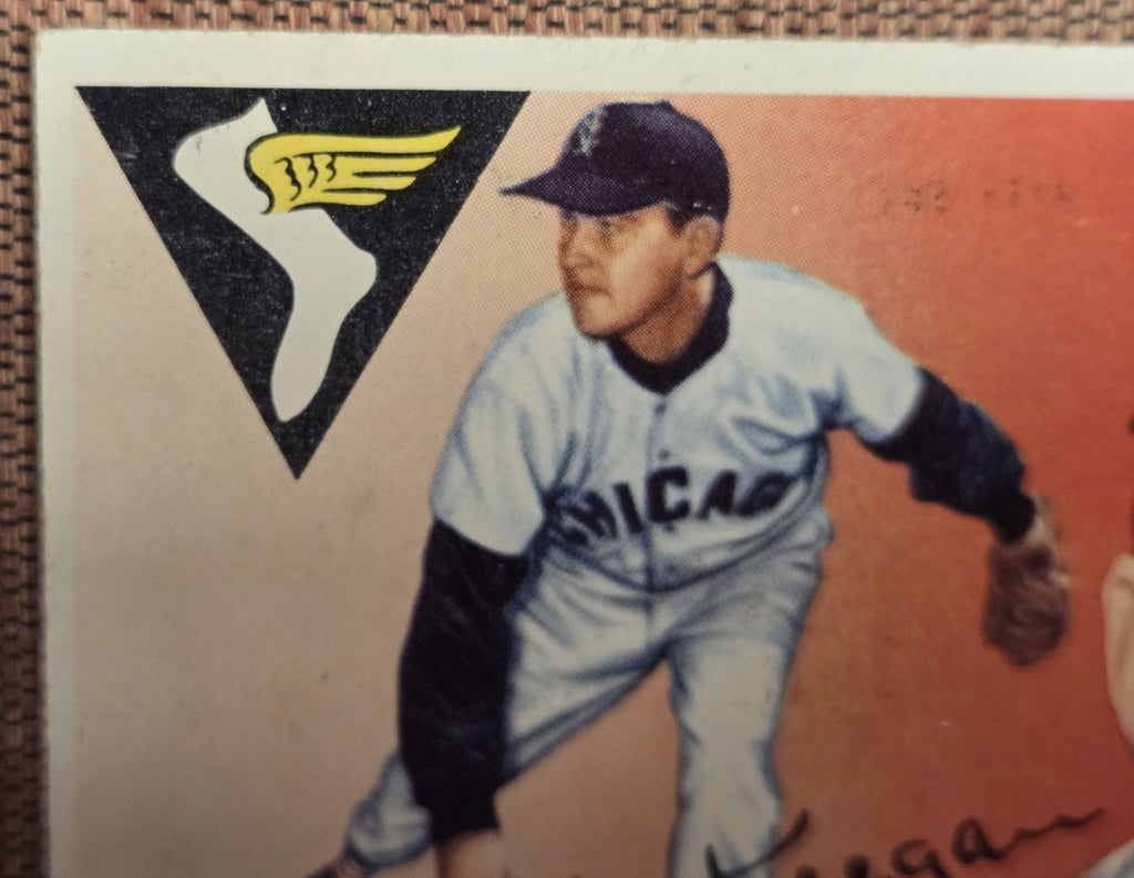 1955 Topps #10 Bob Keegan Chicago White Sox Authentic Original Baseball Card1