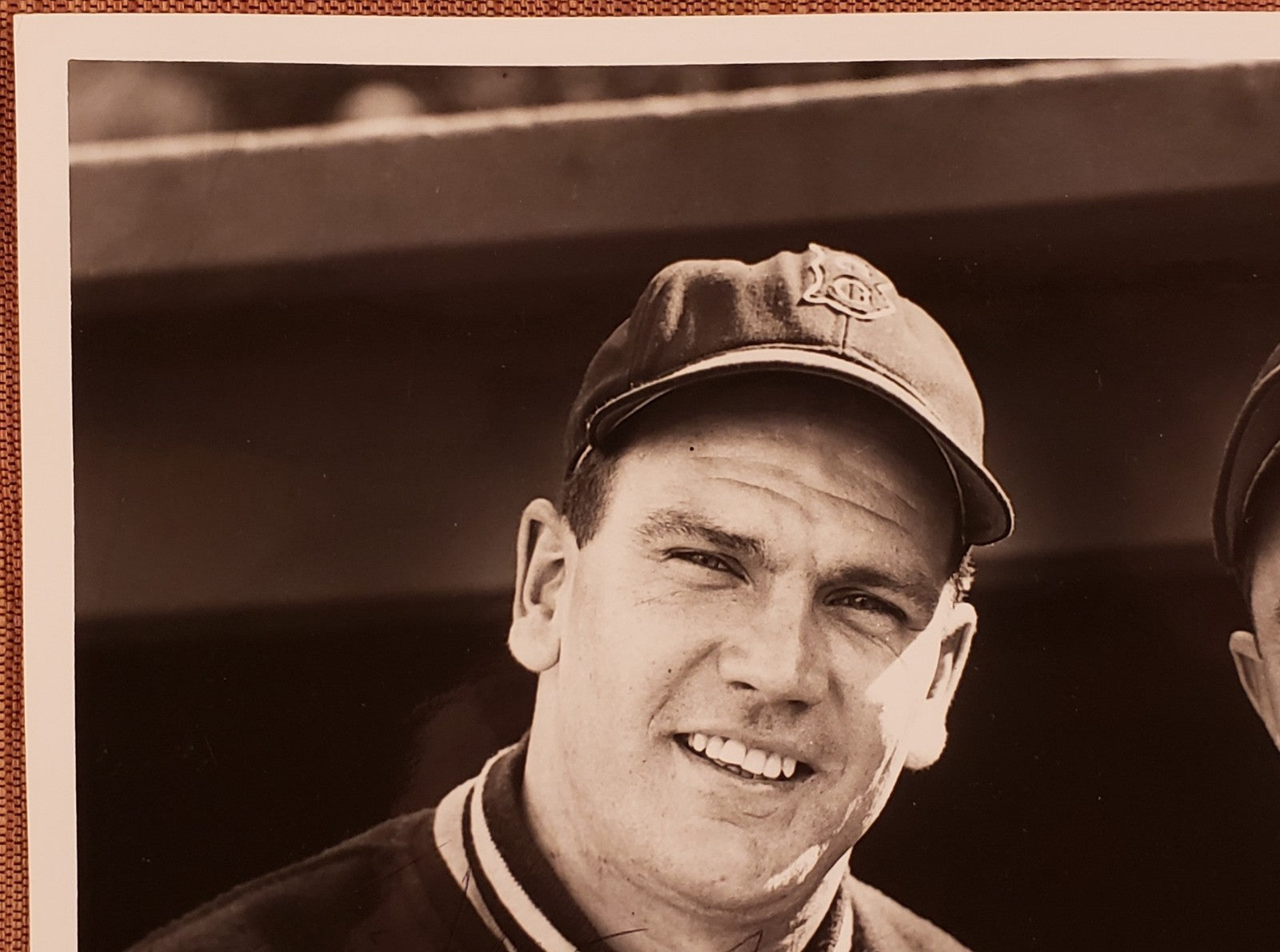 Dave Ferriss Ed Wright Auto Red Sox 1940's Baseball 8x10 Vintage Photo JSA1