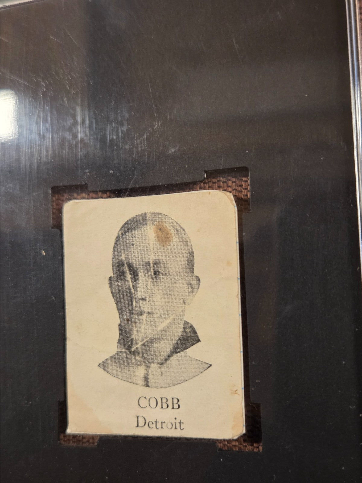1909 Colgan's Chips Square Corner Proof Ty Cobb Tigers Baseball Card SGC HOF1