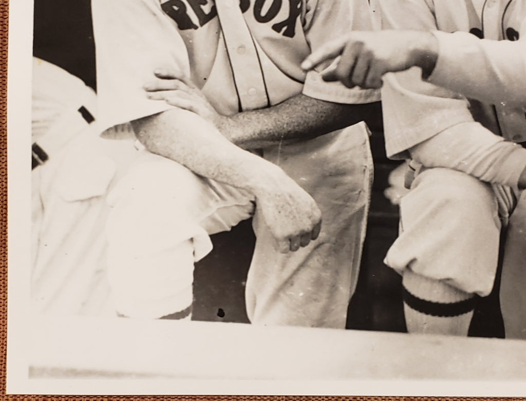 Joe Mulligan Auto Boston Red Sox 1930's Baseball 8x10 Photo JSA Harris Kellett4
