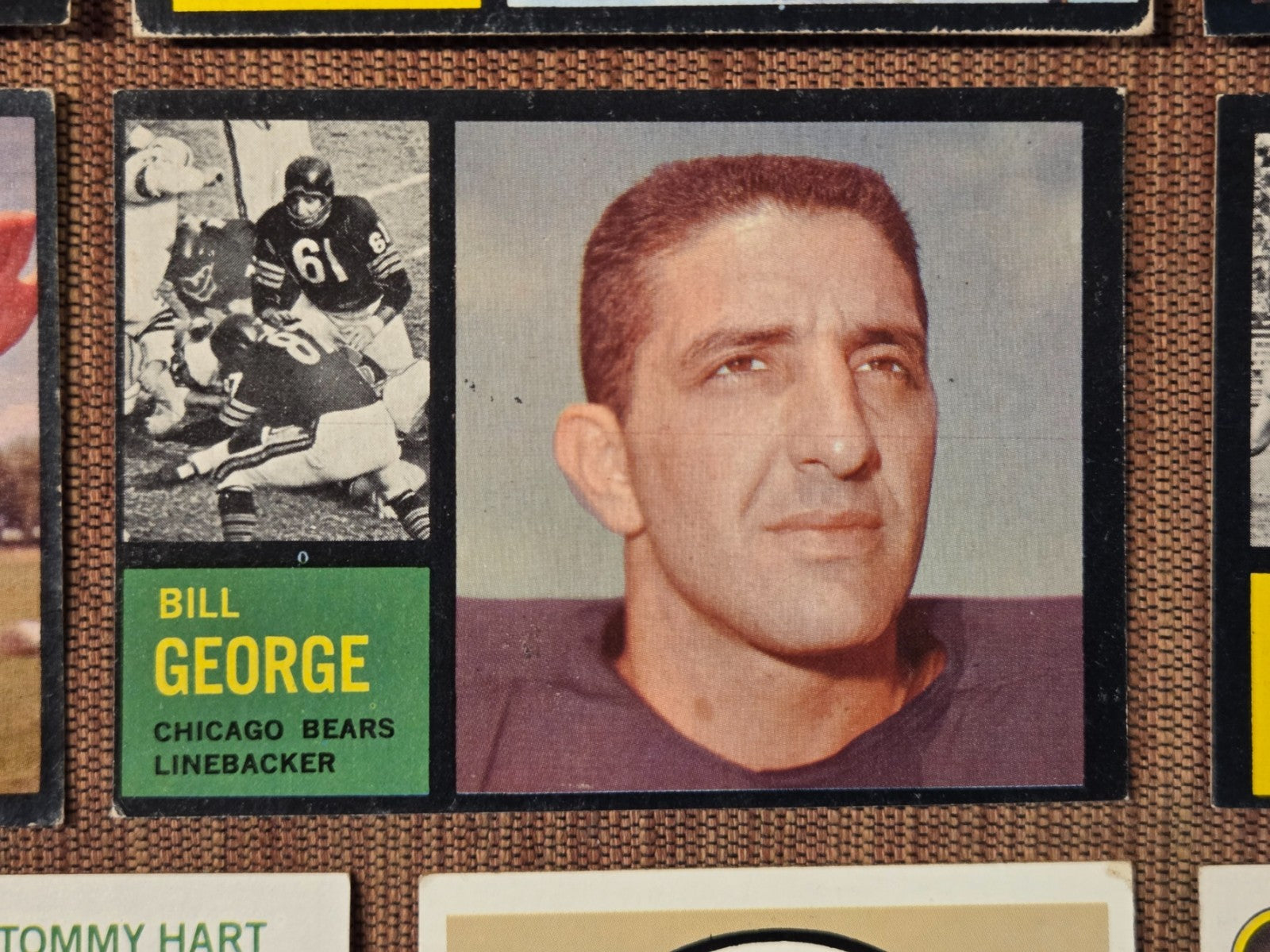 Bears Football Cards Richard Dent RC Sayers Payton Singletary George Morris SP6