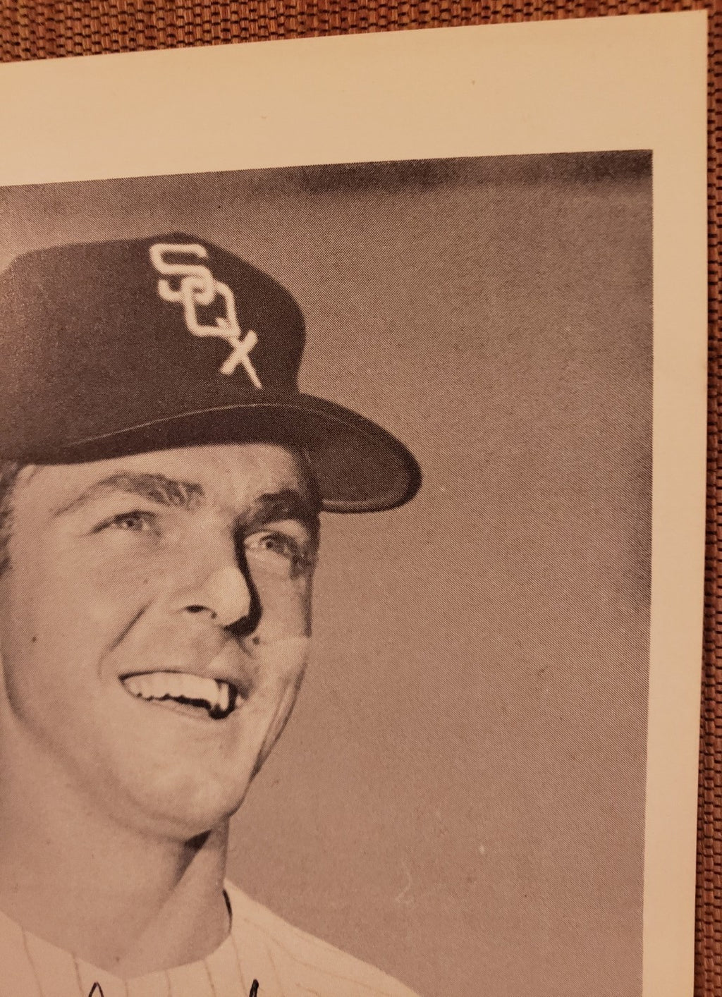Jim Landis Auto Chicago White Sox Vintage Original Baseball 5x7 Photo JSA2