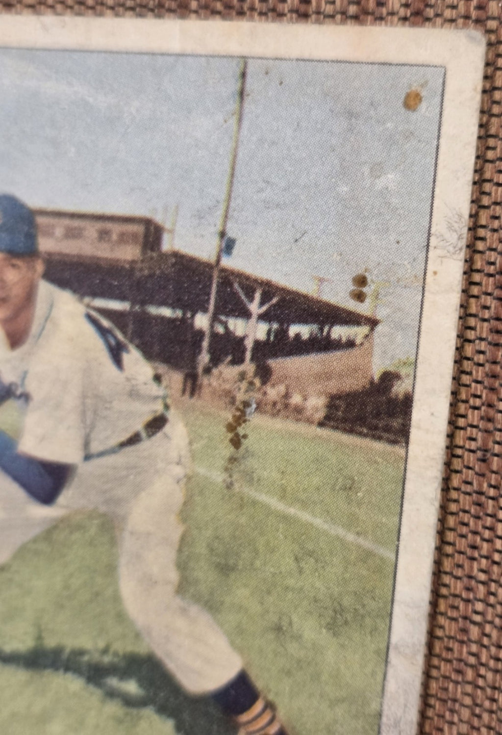 1953 Glendale Meats #15 Billy Hoeft Detroit Tigers Vintage Originl Baseball Card4