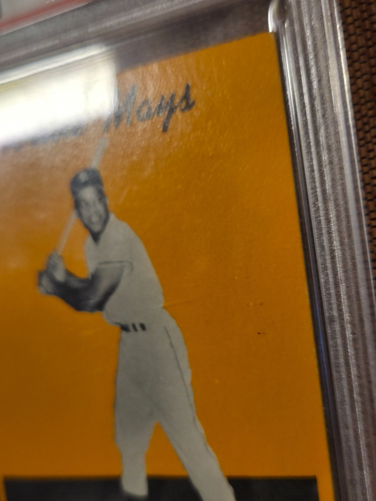 1958 Hires Root Beer Test Set No Tab Willie Mays Giants Baseball Card PSA 6 MK5