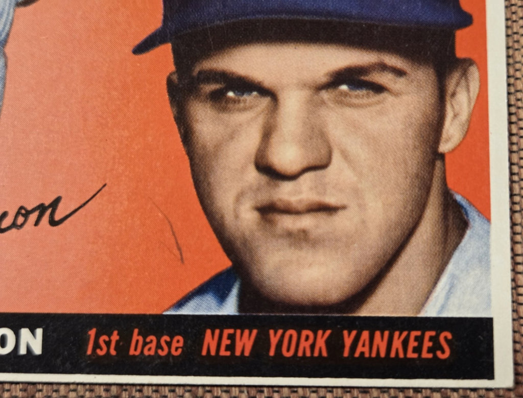1955 Topps #22 Bill Skowron New York Yankees Authentic Original Baseball Card3
