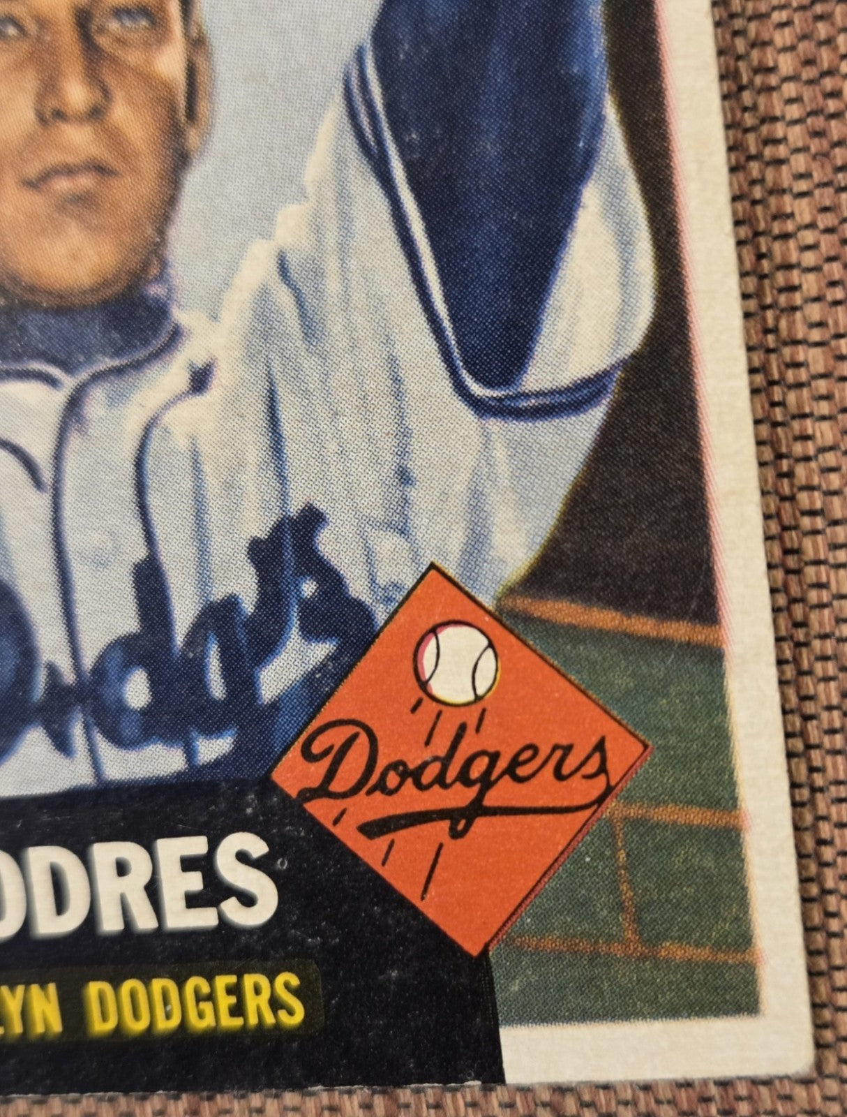 1953 Topps #263 Johnny Podres Brooklyn Dodgers Rookie Original Baseball Card RC3