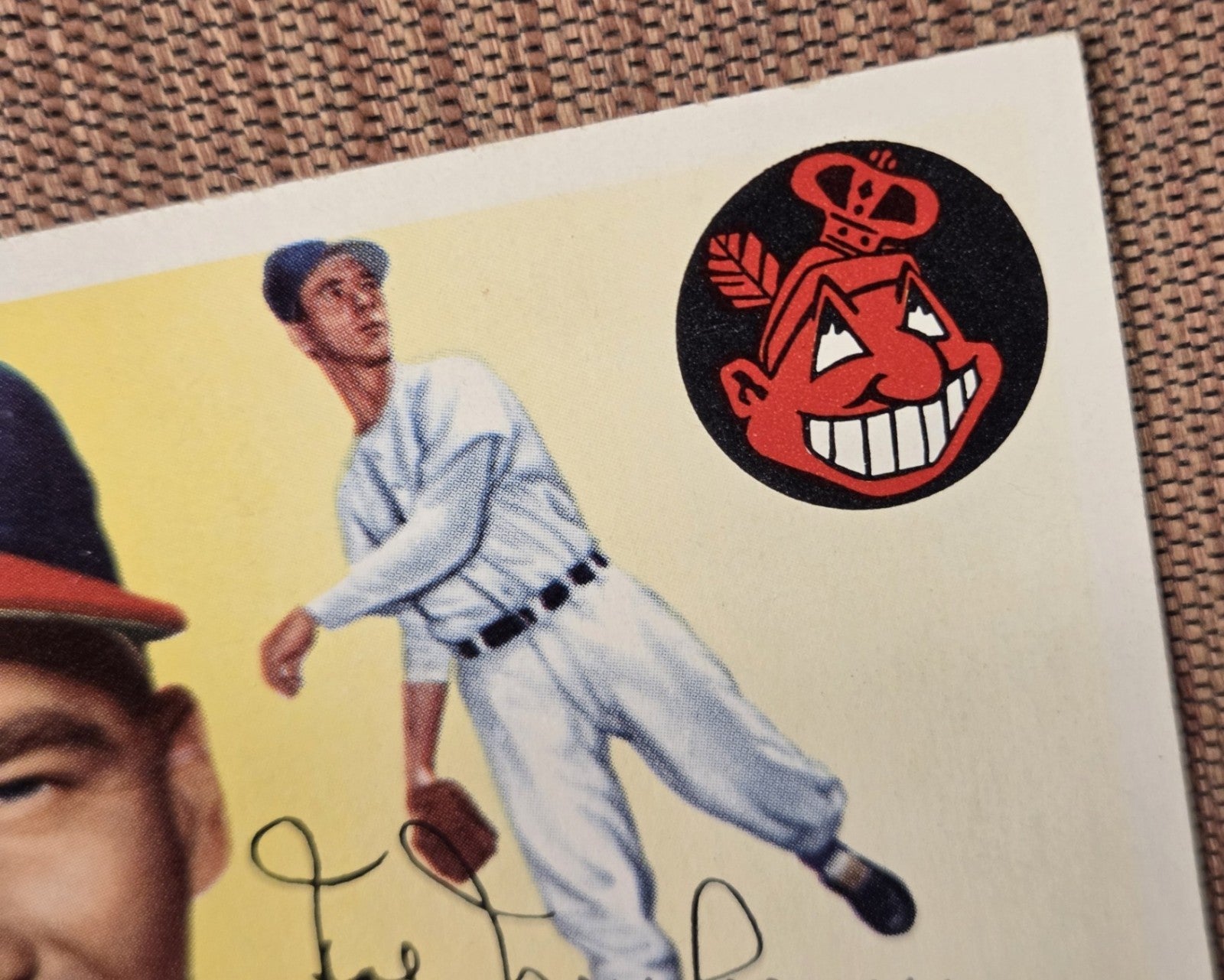 1955 Topps #24 Hal Newhouser Cleveland Indians Authentic Original Baseball Card2