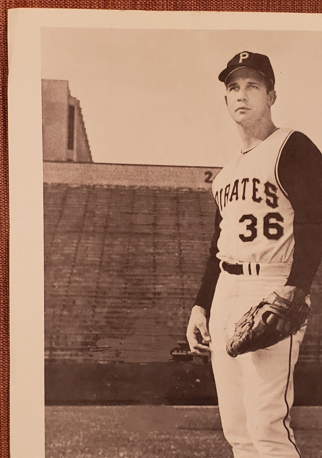 Dennis Ribant Auto Pittsburgh Pirates Vintage Original Baseball 8x10 Photo JSA2