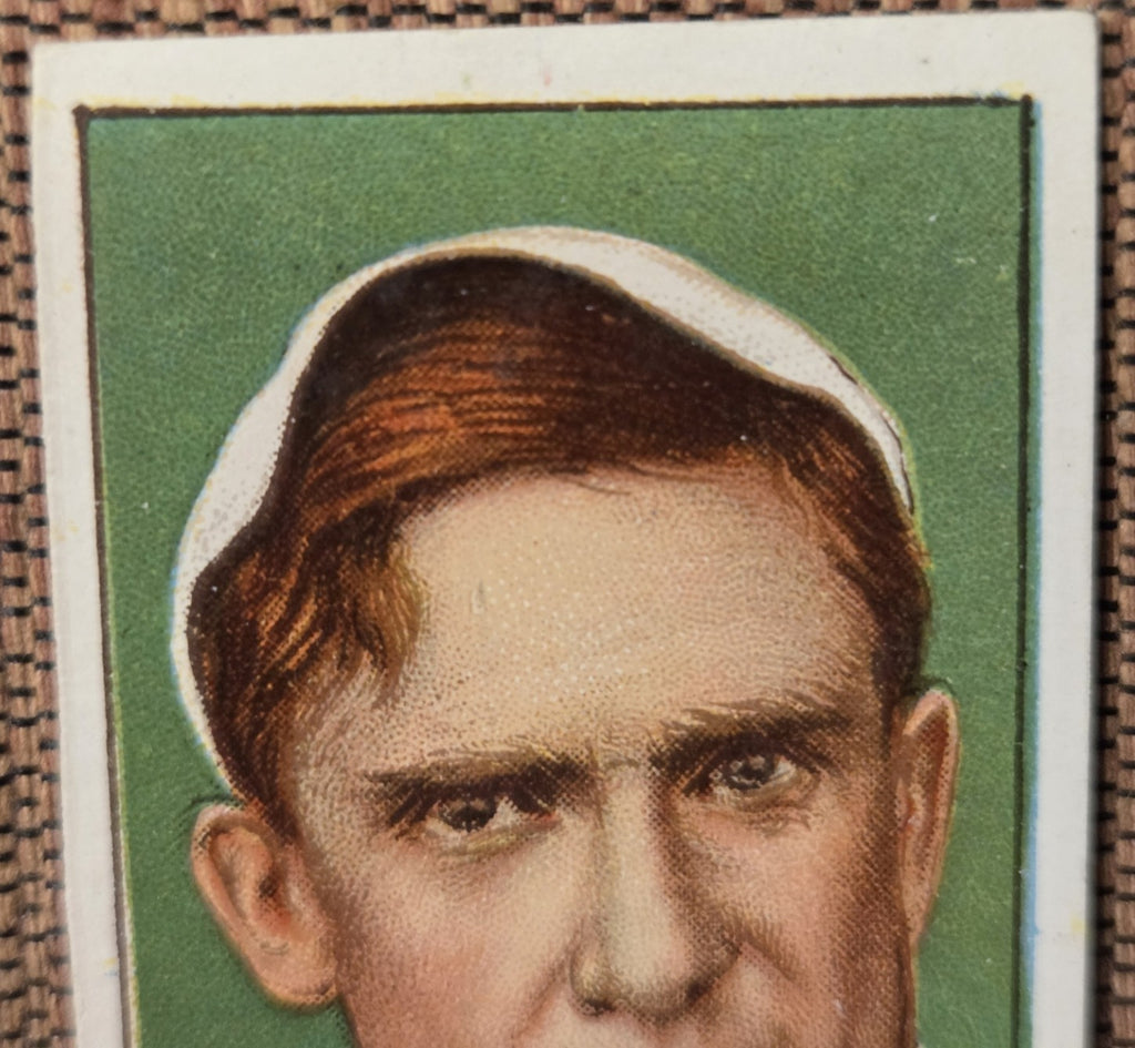 1912 Hassan Triple Folders T202 Red Dooin Phillies Reds Giants Cut Baseball Card1
