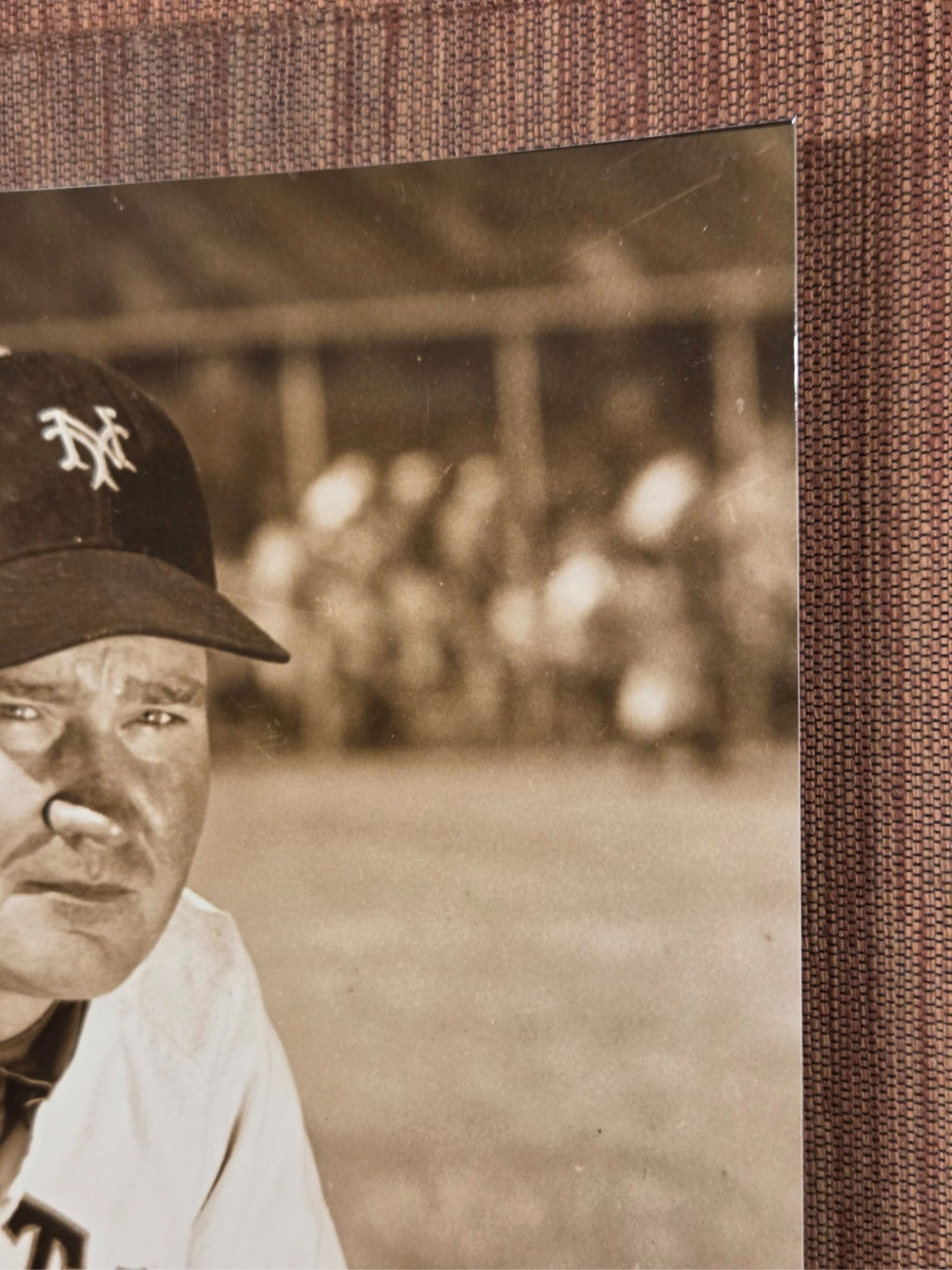 Johnny Mize AUTO 8 x 10 New York Giants Vintage Baseball Signed Photo JSA HOF3