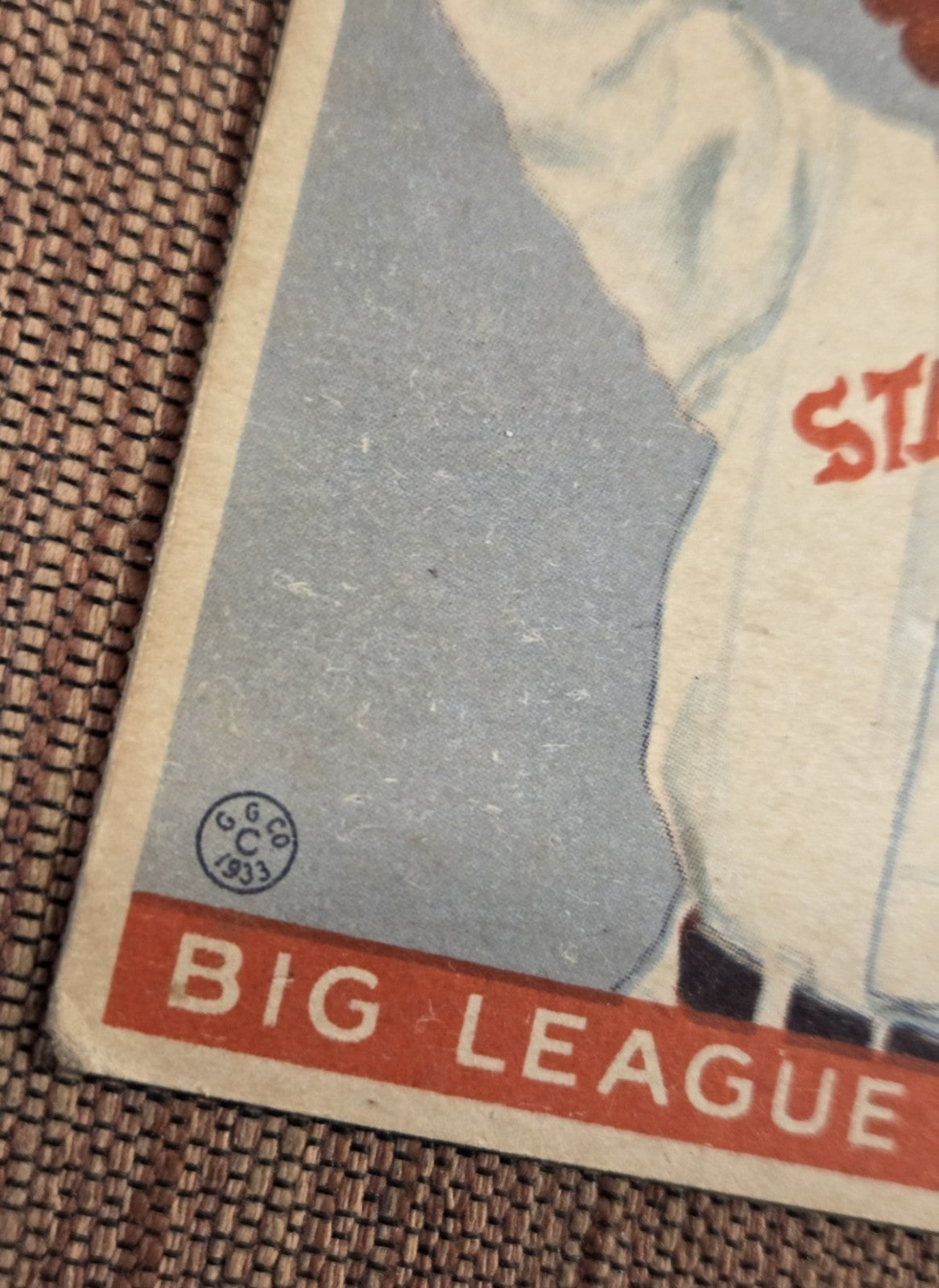 1933 Goudey #16 George Blaeholder St. Louis Browns Rookie Baseball Card RC2