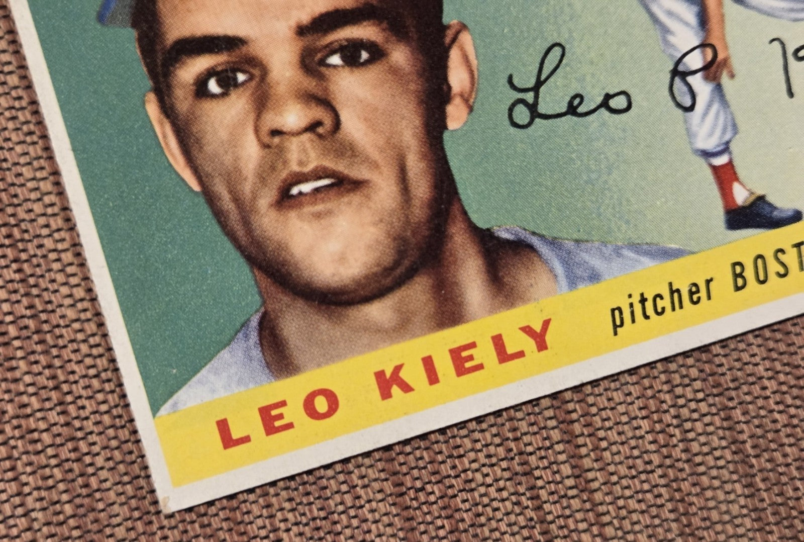 1955 Topps #36 Leo Kiely Boston Red Sox A's Authentic Original Baseball Card4