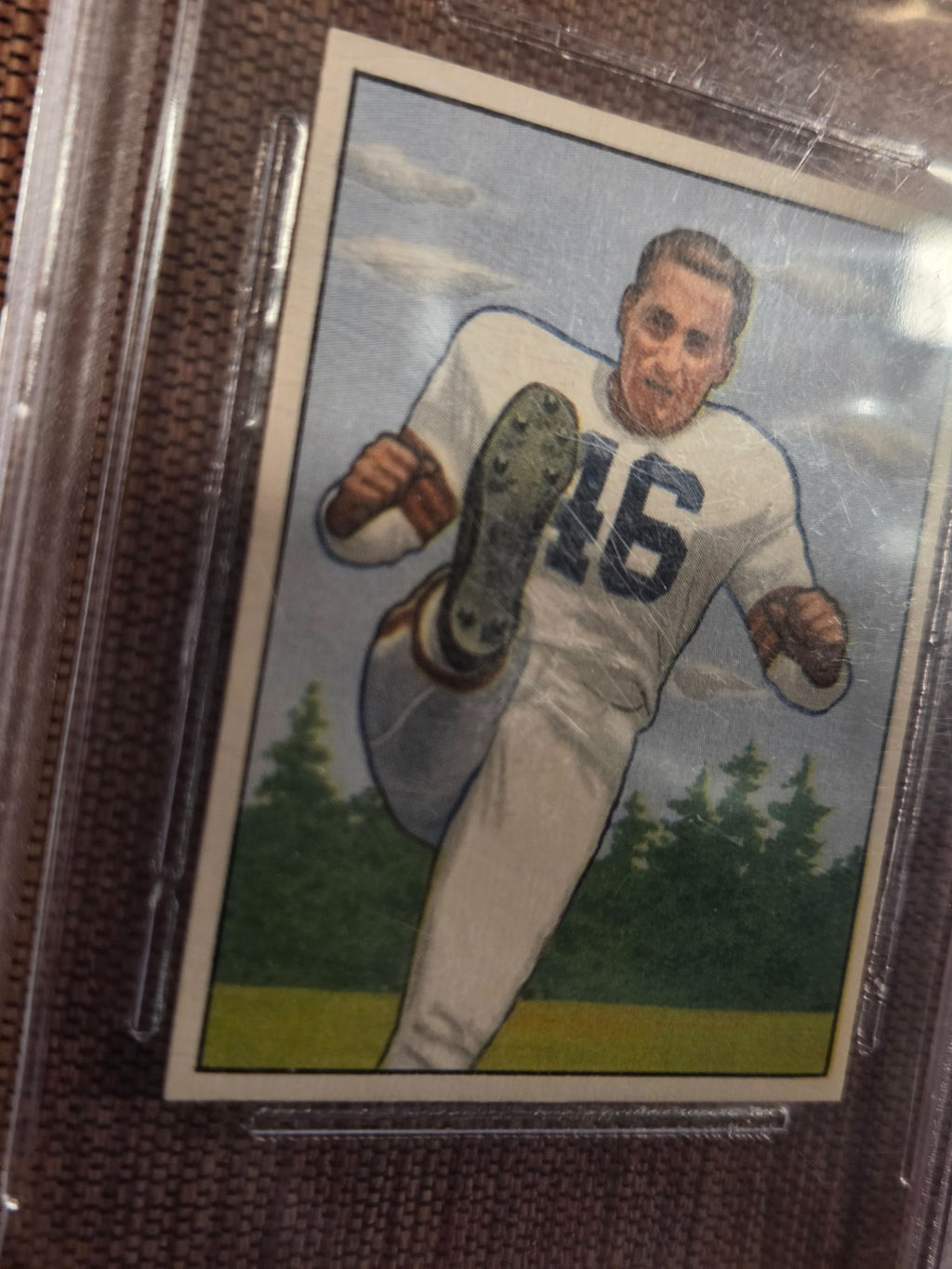 1950 Bowman #6 Lou Groza Browns Rookie Football Card BVG 9.5 Gem Mint RC3