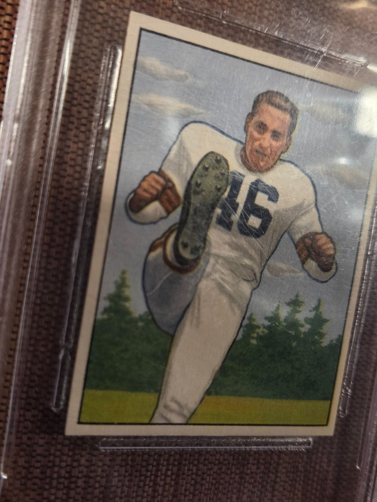 1950 Bowman #6 Lou Groza Browns Rookie Football Card BVG 9.5 Gem Mint RC3