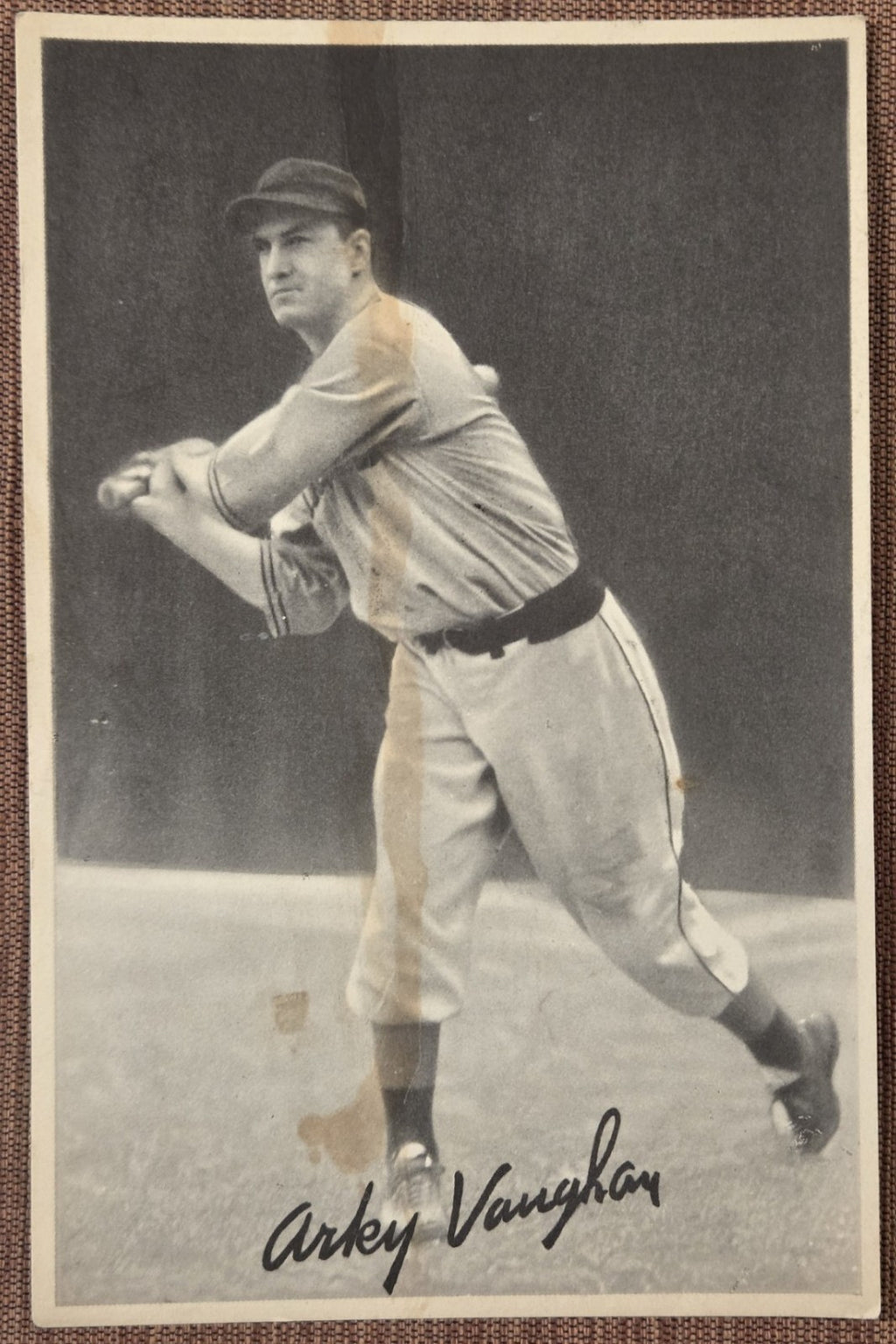 1939 Goudey #22 Arky Vaughan Pirates Dodgers Vintage Original Baseball Card HOF0