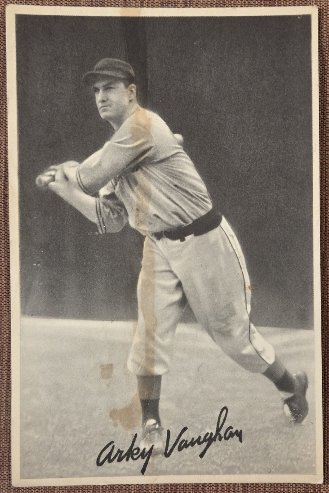 1939 Goudey #22 Arky Vaughan Pirates Dodgers Vintage Original Baseball Card HOF0