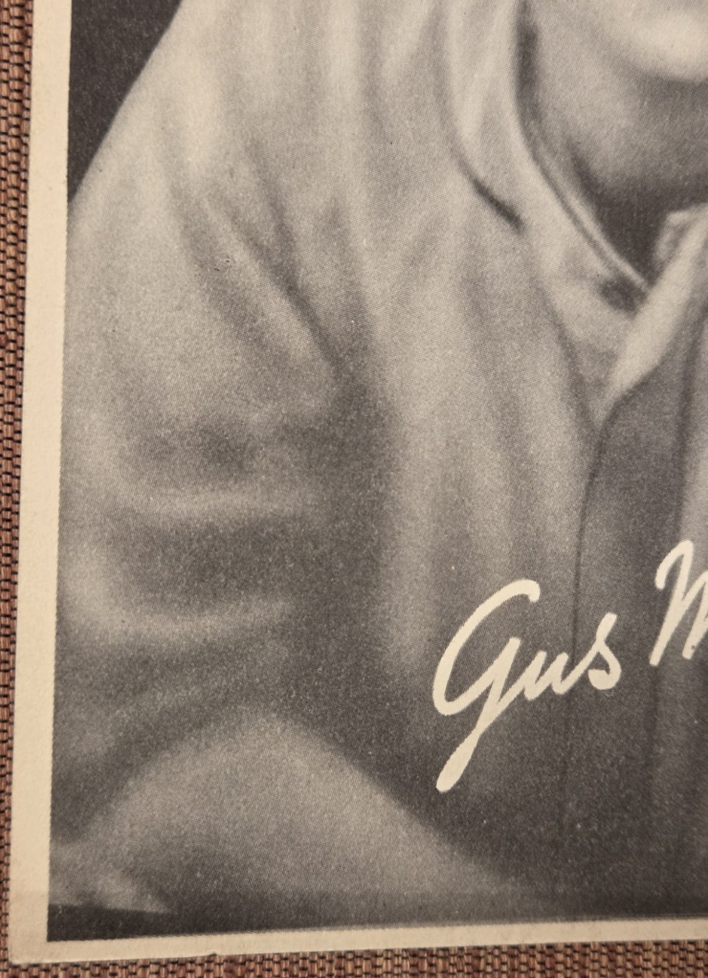1939 Goudey Premiums R303 #19 Gus Mancuso Cardinals Giants Dodgers Baseball Card4