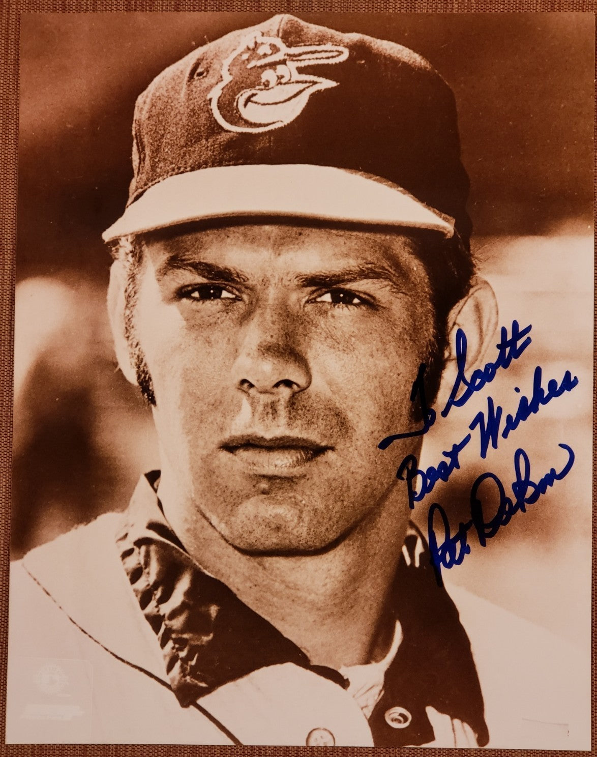 Pat Dobson Auto Baltimore Orioles Tigers Yankees Indians Baseball 8x10 Photo JSA2