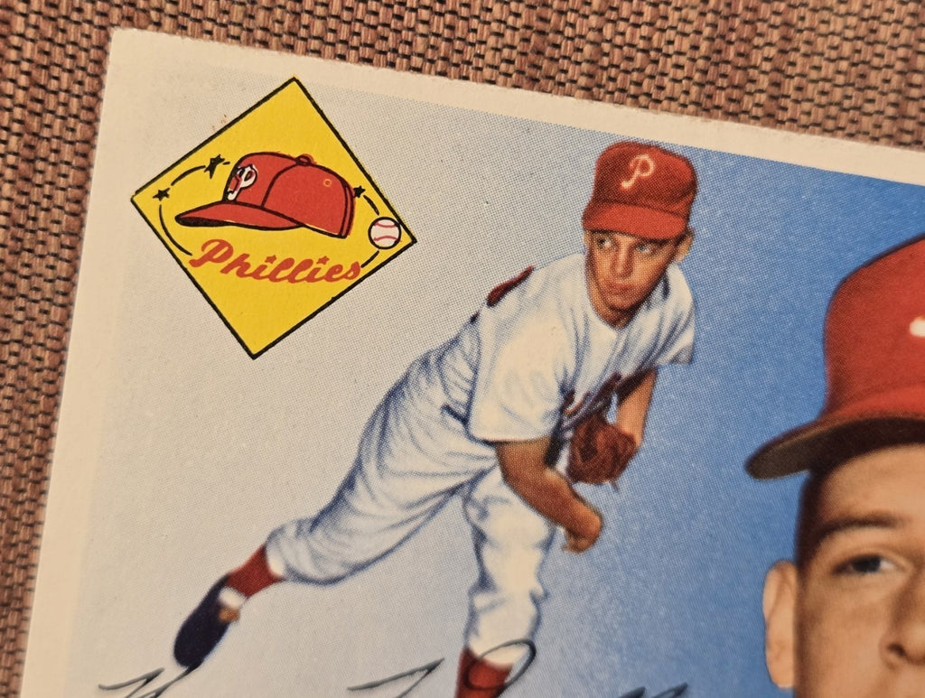 1955 Topps #33 Tom Qualters Philadelphia Phillies Vintage Original Baseball Card1