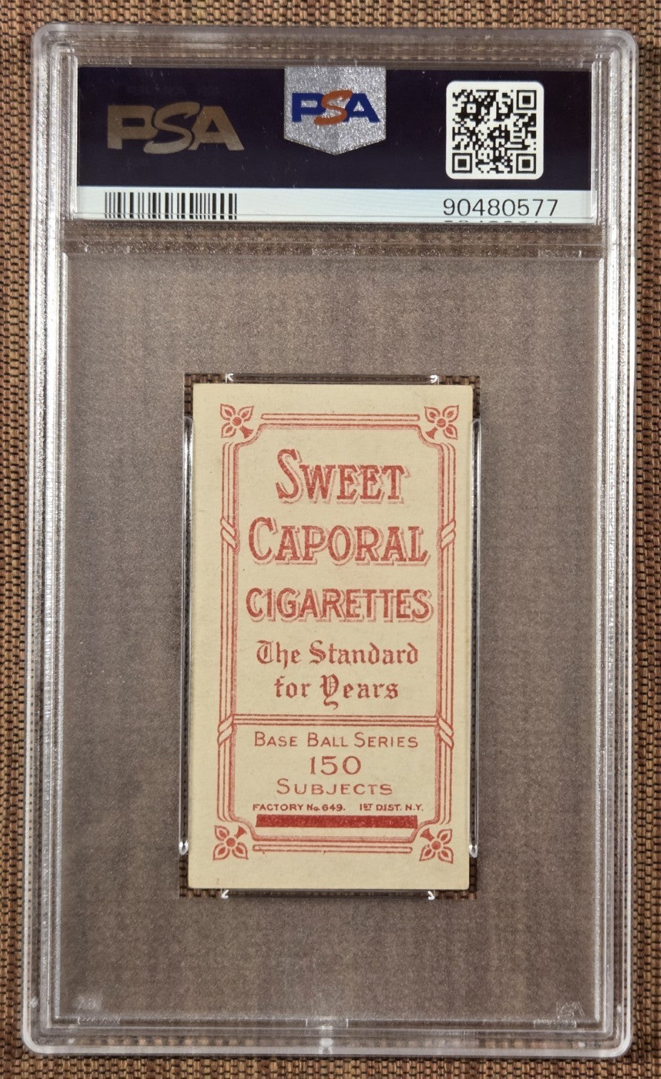1909 Sweet Caporal 150/649OP T206 Mike Powers Baseball Card PSA 6 POP 3 Top Grd1