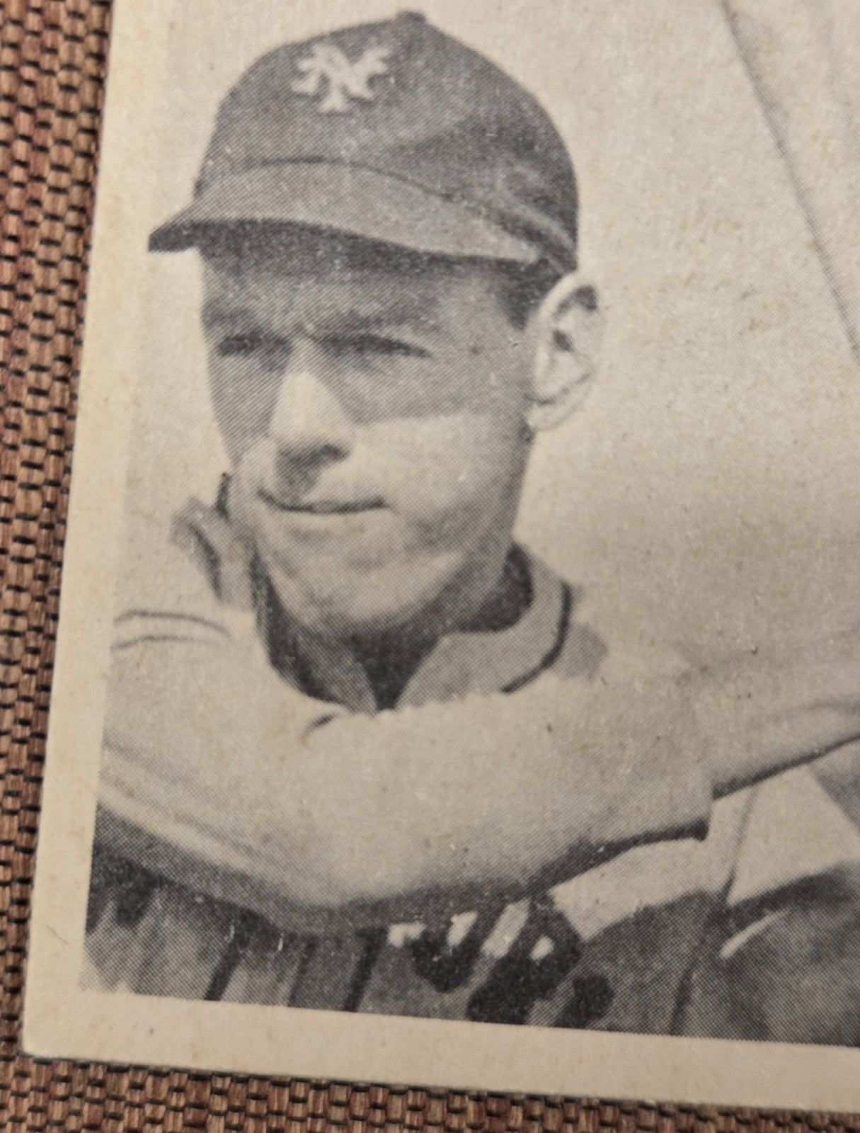 1948 Bowman #20 Buddy Kerr New York Giants Original Rookie Baseball Card RC4