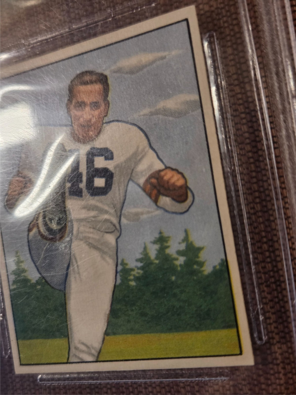 1950 Bowman #6 Lou Groza Browns Rookie Football Card BVG 9.5 Gem Mint RC2