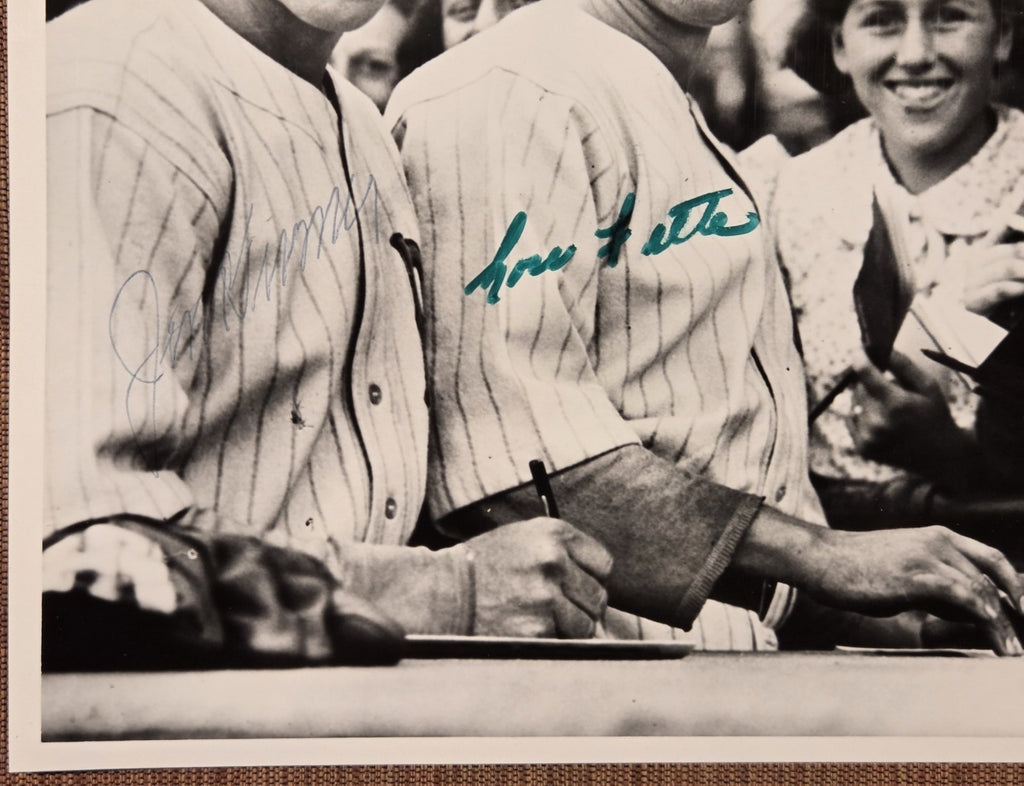 Lou Fette Jim Turner Auto Boston Braves 1930's Vintage Baseball 8x10 Photo JSA4