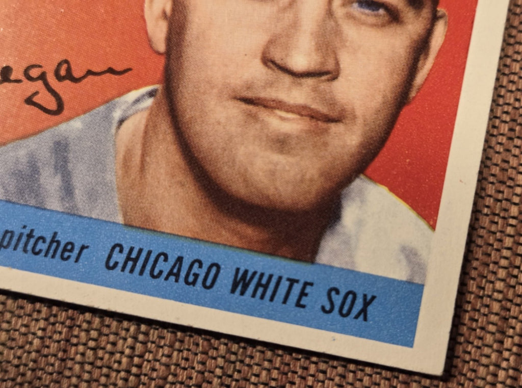 1955 Topps #10 Bob Keegan Chicago White Sox Authentic Original Baseball Card3