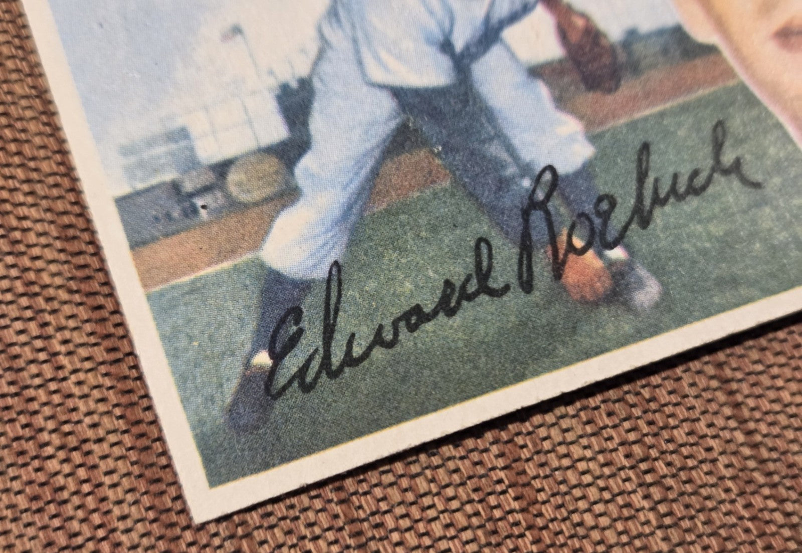 1956 Topps #58 Ed Roebuck Brooklyn Dodgers Authentic Original Baseball Card1