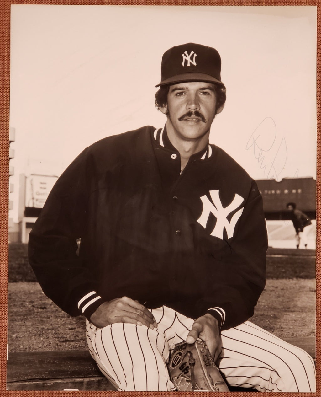 Ron Guidry Auto New York Yankees Vintage Original Baseball 8x10 Photo JSA0