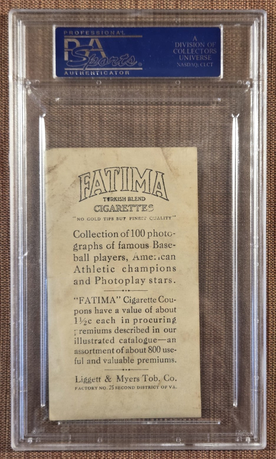 1914 Fatima T222 Jimmy Austin New York Yankees Browns Original Baseball Card1
