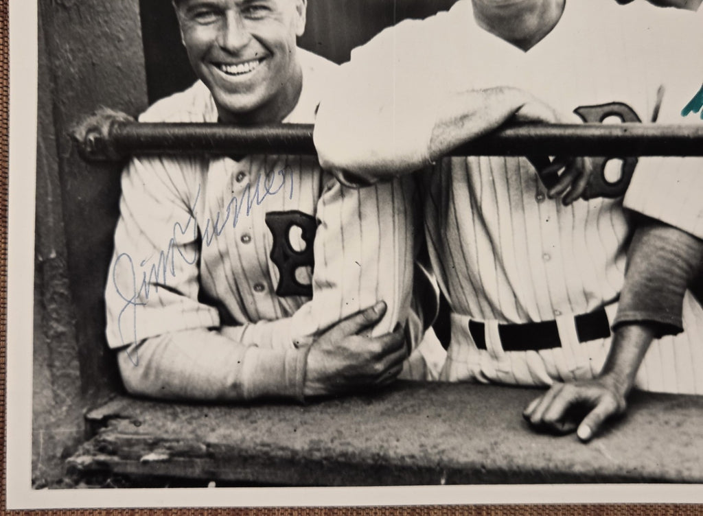 Lou Fette Jim Turner Auto Boston Braves 1930's Baseball 8x10 Photo JSA McKechnie4
