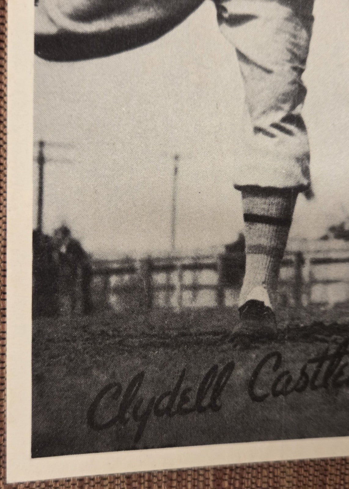 1936 Goudey Wide Pen Premiums #14 Clydell Castleman NY Giants Baseball Card4