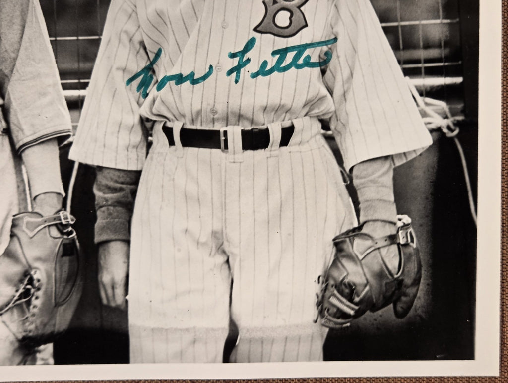 Lou Fette Auto Boston Braves 1930's Baseball 8x10 Photo JSA Dizzy Dean HOF3