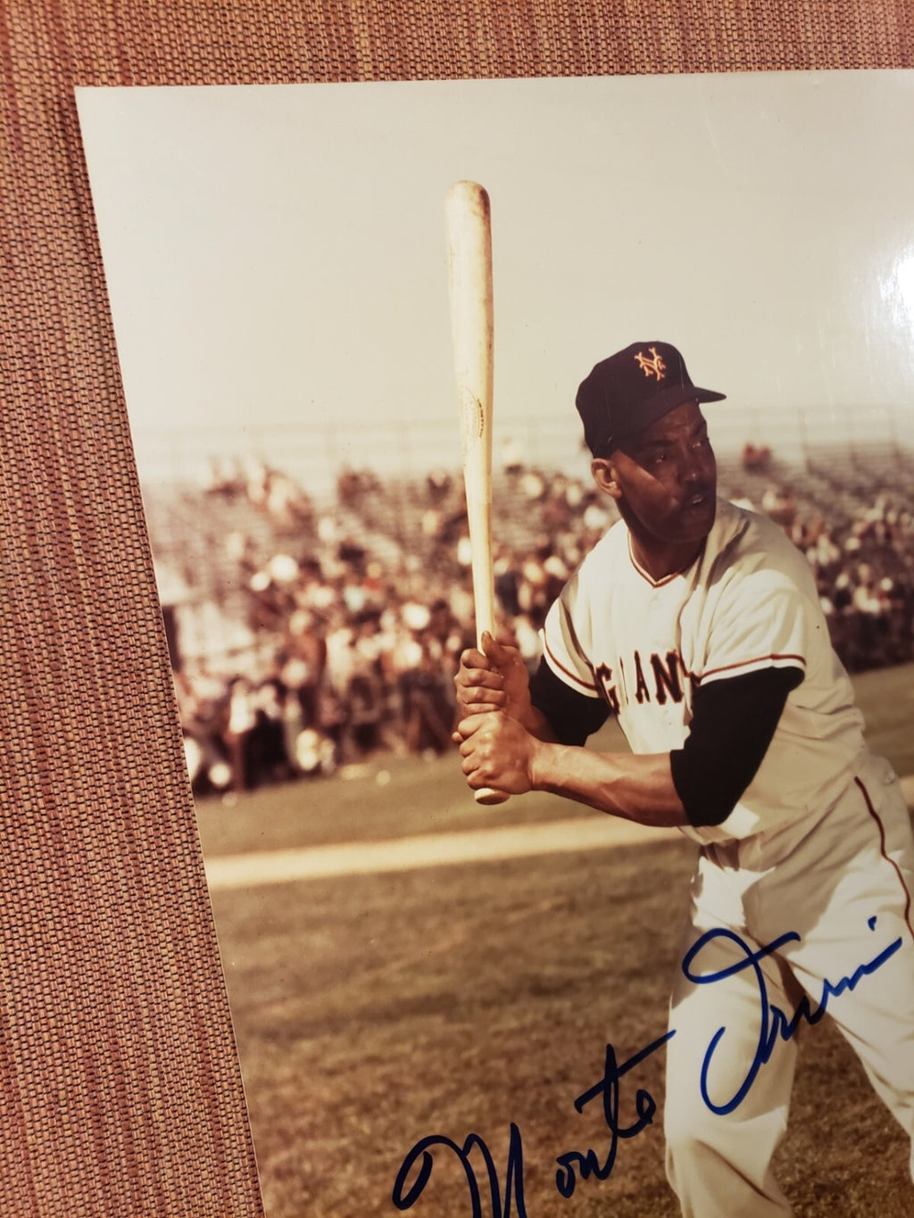 Monte Irvin AUTO 8 x 10  New York Giants Vintage Baseball Signed Photo JSA HOF3
