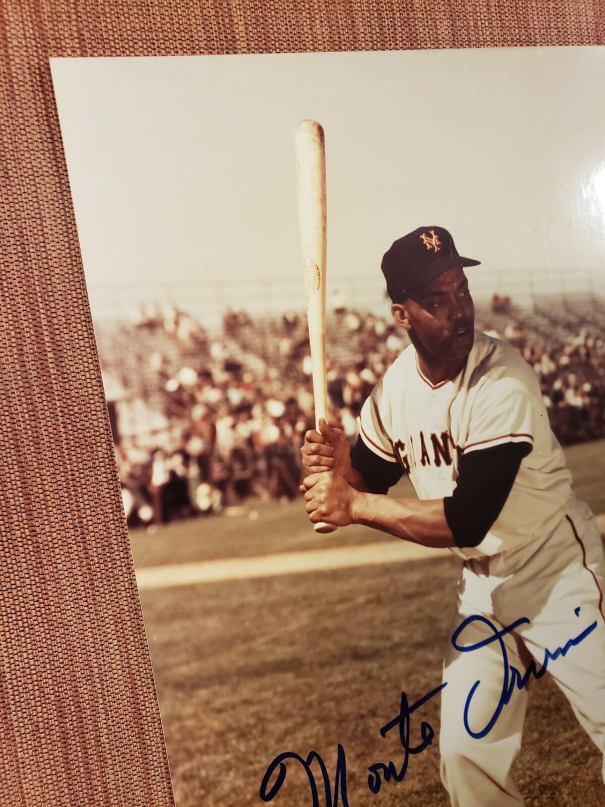 Monte Irvin AUTO 8 x 10  New York Giants Vintage Baseball Signed Photo JSA HOF3