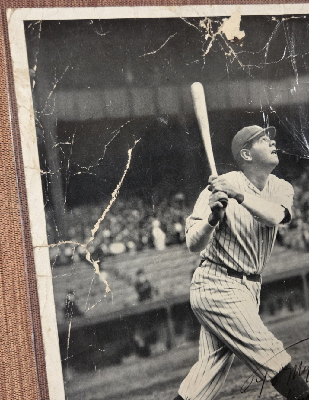 1934 Quaker Oats Premium Babe Ruth New York Yankees Original 8x10 Baseball Photo2