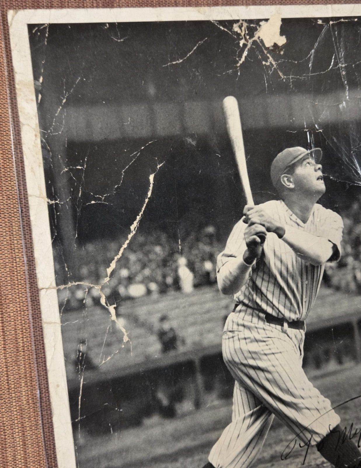 1934 Quaker Oats Premium Babe Ruth New York Yankees Original 8x10 Baseball Photo2