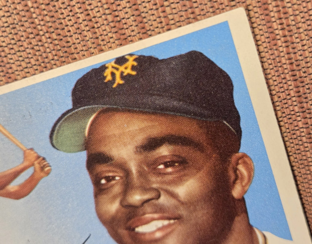 1955 Topps #100 Monte Irvin New York Giants Vintage Original Baseball Card HOF2