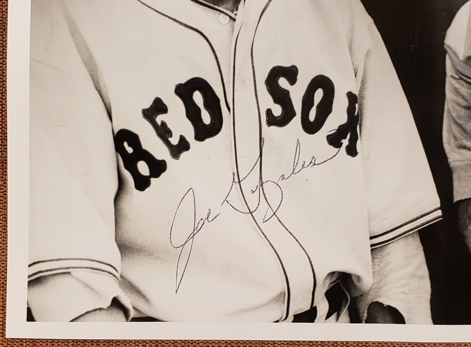 Joe Gonzales Auto Boston Red Sox 1937 Baseball 8x10 Photo JSA Herb Pennock4