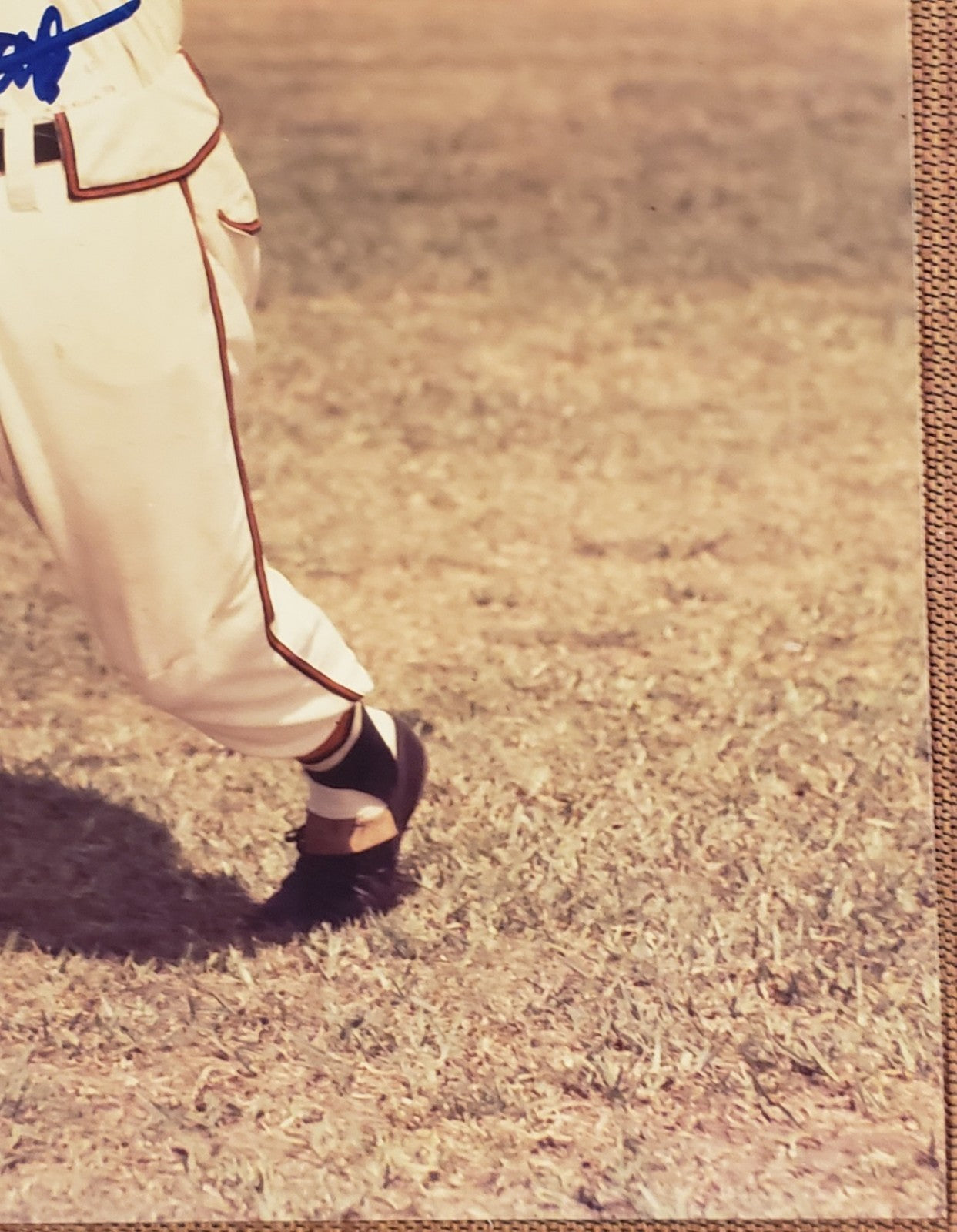 Ed Mathews Auto Milwaukee Braves Vintage Original Baseball 8x10 Photo JSA HOF3