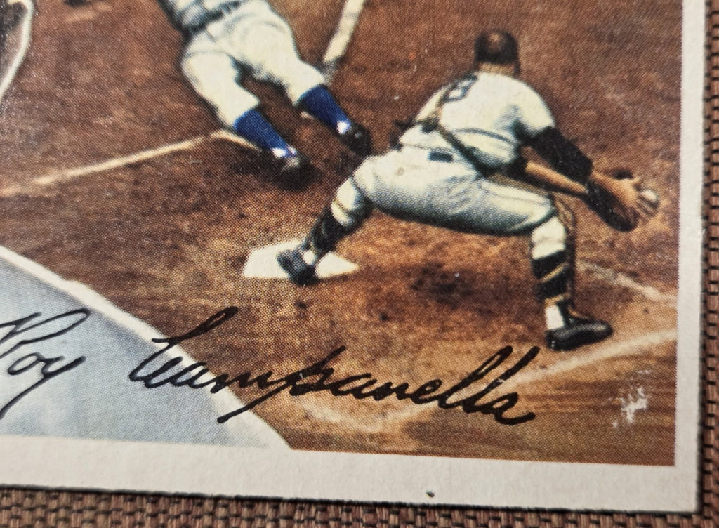 1956 Topps Gray Back #101 Roy Campanella Brooklyn Dodgers Original Baseball Card3