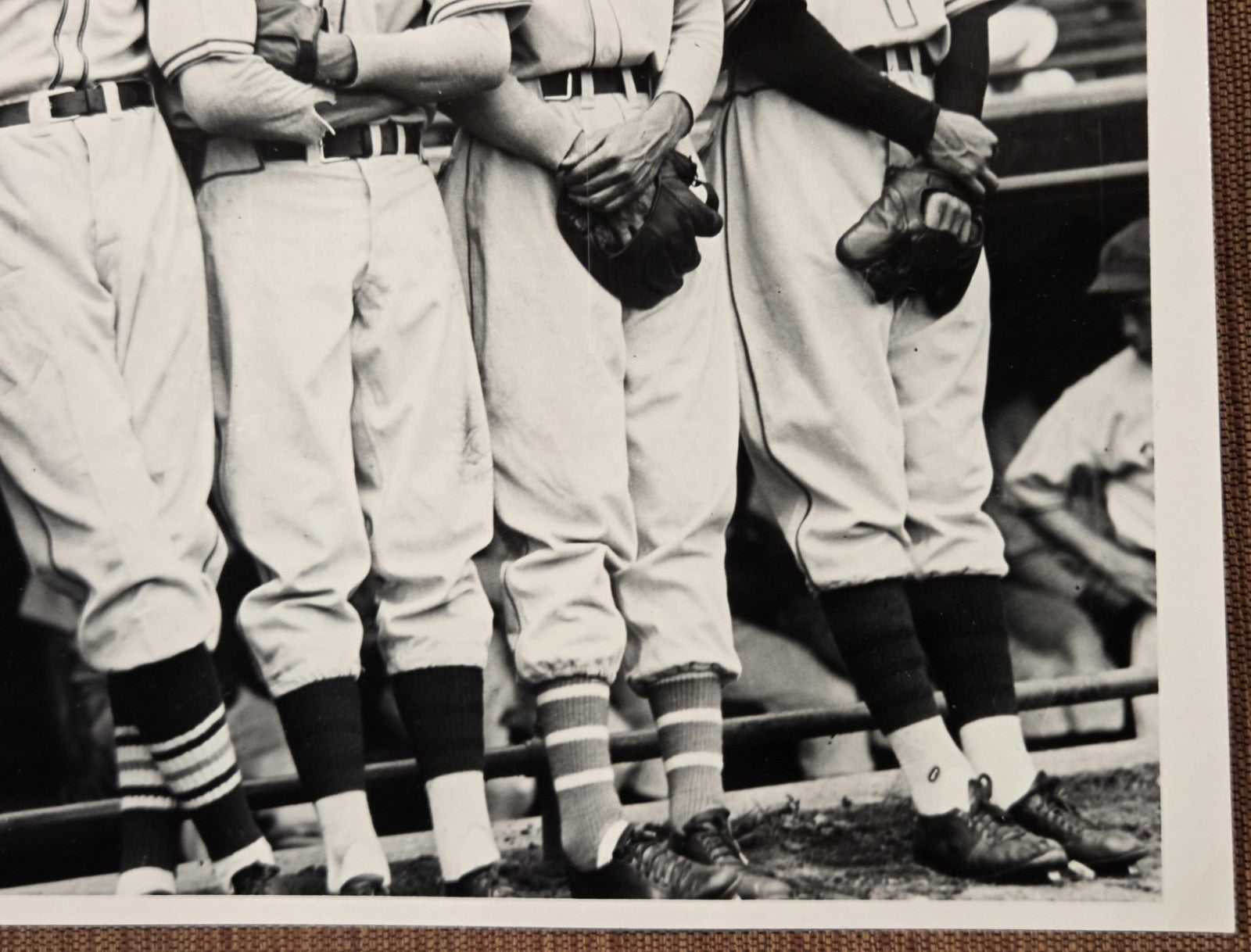 Carl Hubbell Auto New York Giants 1930's Baseball 8x10 Vintage Photo JSA HOF3