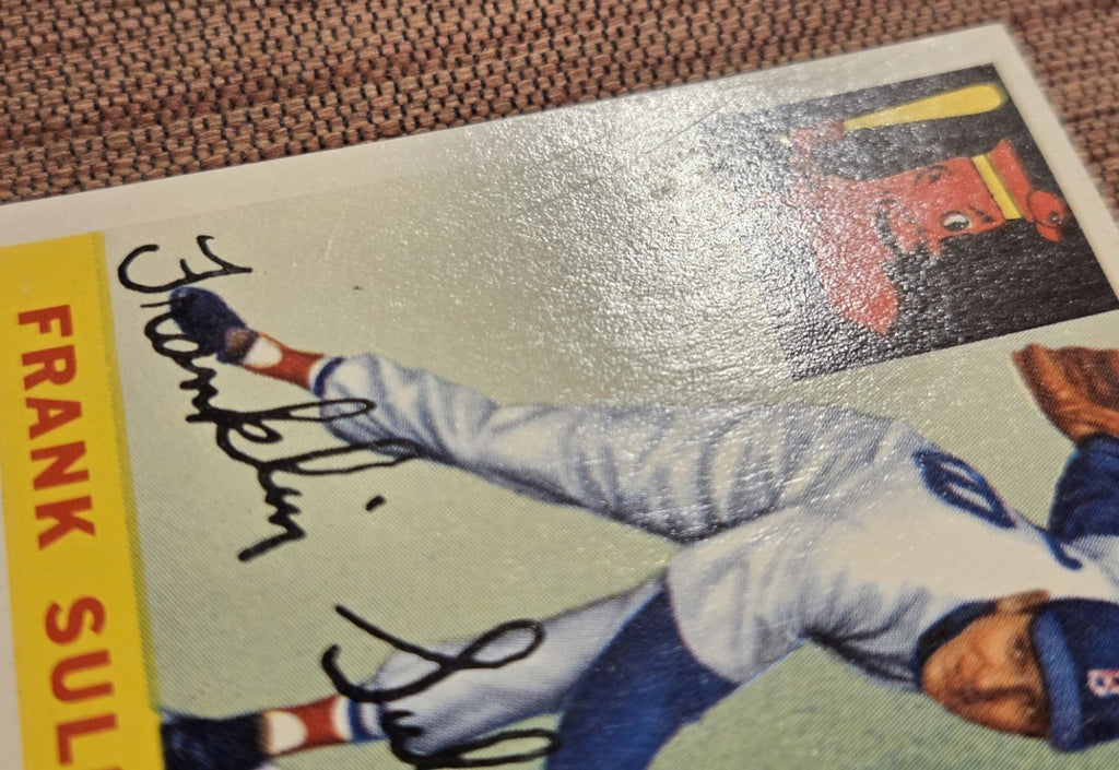 1955 Topps #106 Frank Sullivan Boston Red Sox Original Rookie Baseball Card RC5