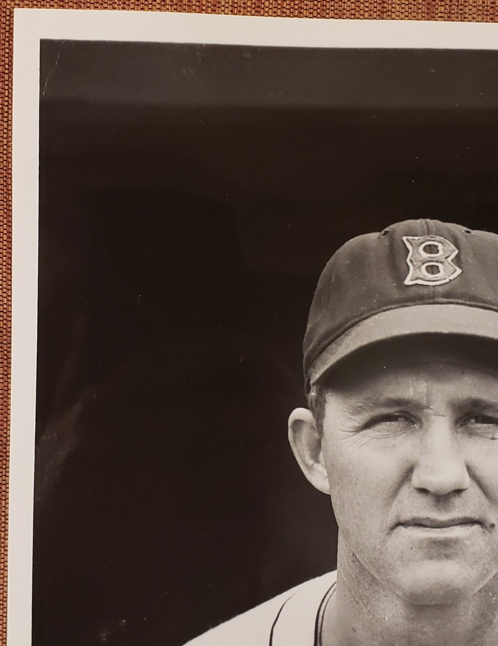 Joe Dobson Auto Boston Red Sox Vintage Original 1940's Baseball 8x10 Photo JSA1