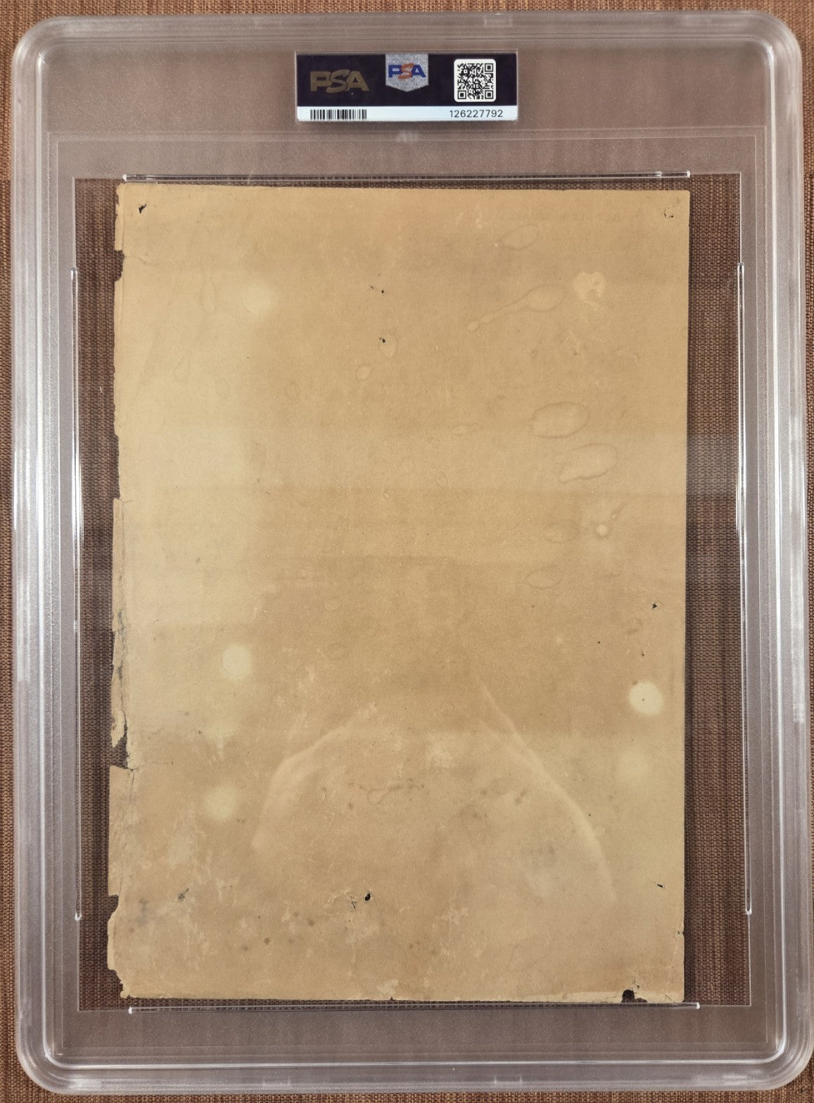 1909 M101-2 Sporting News Supplements Ceveland Nap Lajoie Baseball Card PSA AUTH1