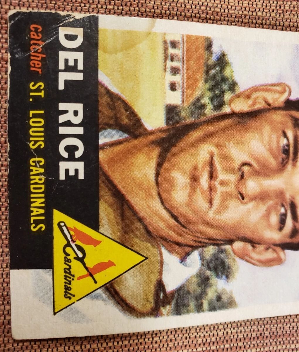 1953 Topps #21 Billy Johnson #68 Del Rice St. Louis Cardinals Baseball Cards3