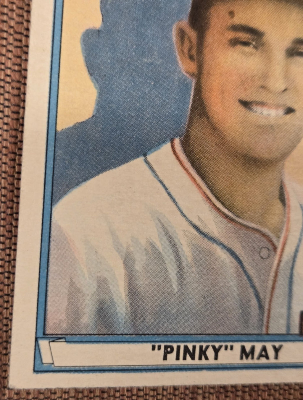 1941 Play Ball #9 Pinky May Philadelphia Phillies Vintage Original Baseball Card4